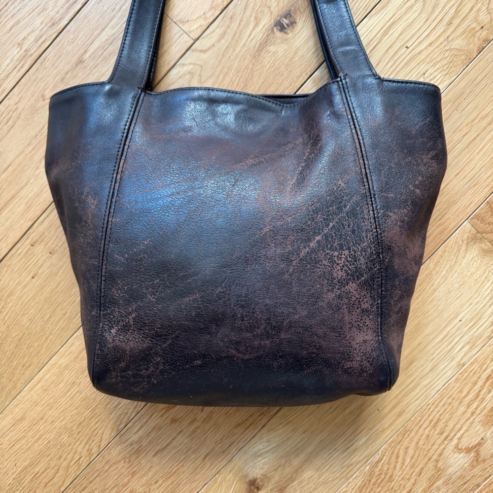 Vintage Coach Lexington Bucket 4181 Mahogany Brown Leather Tote Project Bag - Picture 3 of 7